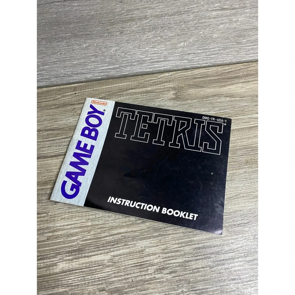 Nintendo Game Boy Tetris Instruction Booklet Manual DMG-TR-USA-1 Authentic